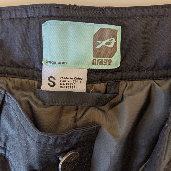 ORAGE Snow/Winter Pants, Black, Small - Picture 7 of 10